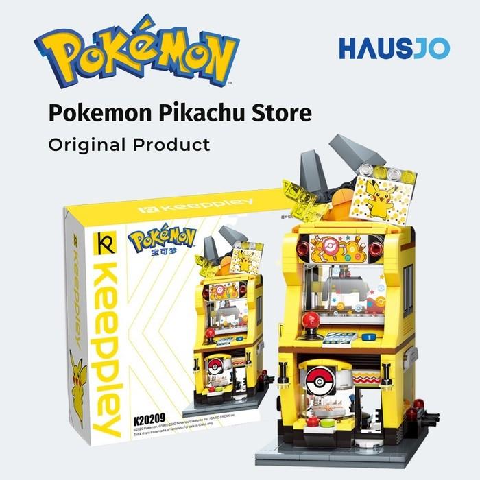 Gambar Pokemon Keeppley Pikachu Claw Machine Shop Building Blocks Toy Set dari apep shopp 6433 undefined Tokopedia
