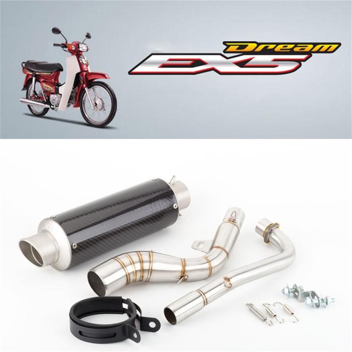 Gambar GW Motorcycle modified parts muffler EX5 Dream front section EX dari Gadgett warehouse undefined Tokopedia