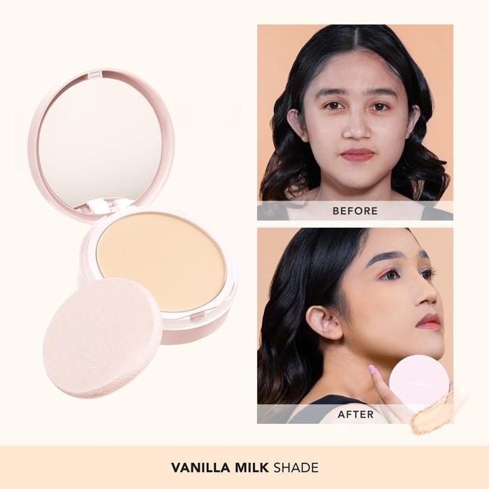 Gambar Sea Makeup Acne Cover & Smooth Two Way Cake Pressed Powder Matte Bedak - VANILLA MILK dari Kosmetik Keliling undefined Tokopedia