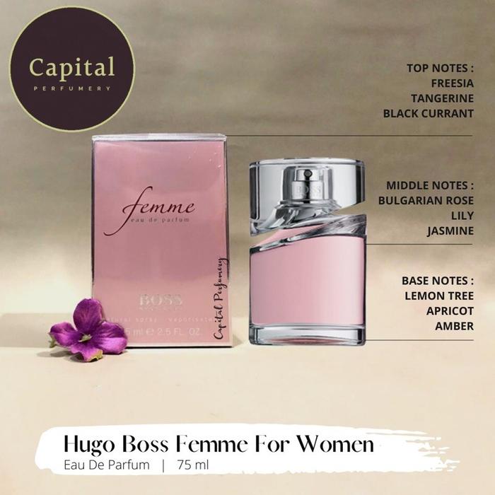 Ready Hugo Boss Femme Edp 75ml Terbaru