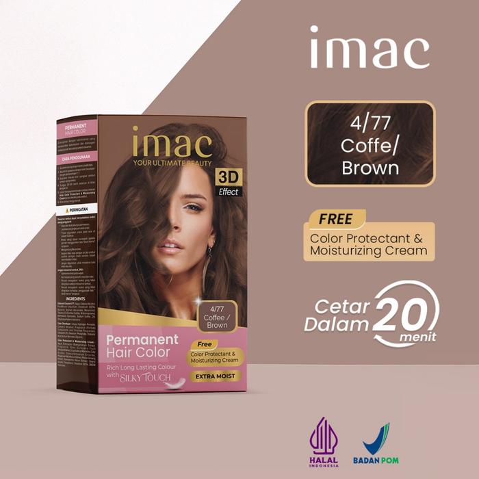 Promo IMAC Hair Color Permanent Pewarna Rambut Cat Rambut Permanen Dye ...
