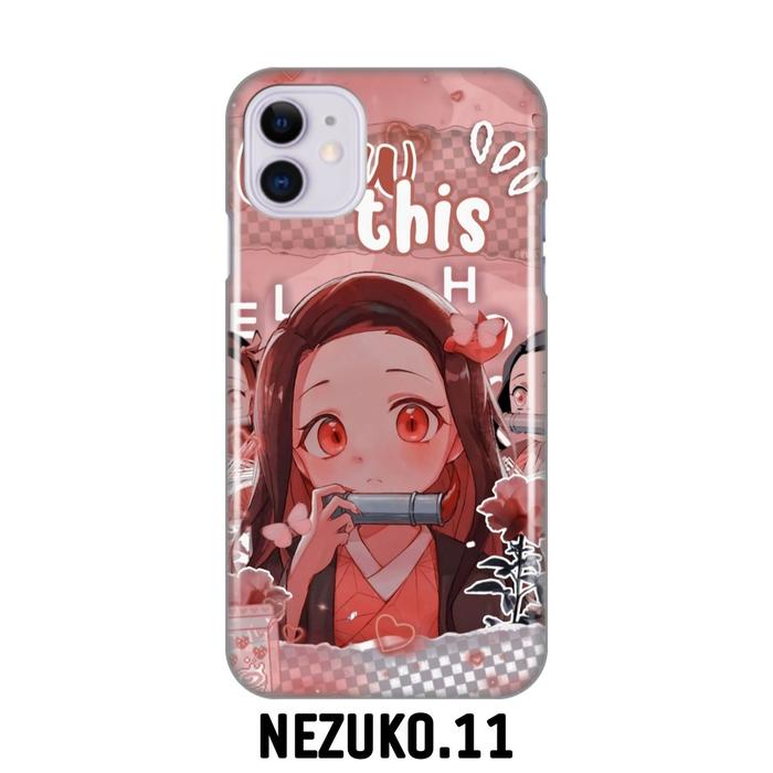 Jual Premium Hard Case Anime NEZUKO DEMON SLAYER Iphone 11 12 13