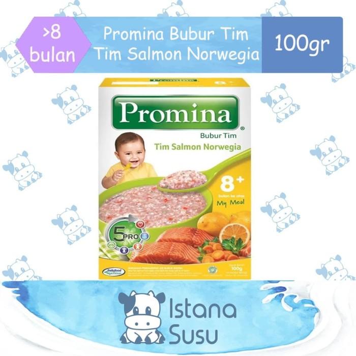 Gambar mob promina bubur tim bayi usia 8+ bulan tim salmon norwegia 100gr dari Moenela Baby Shop undefined Tokopedia