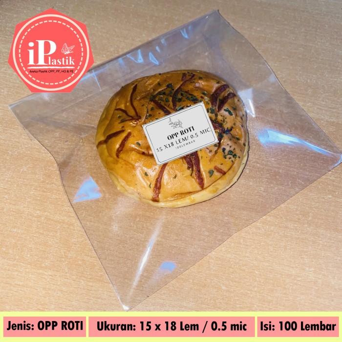 Jual kp plastik opp roti manis / plastik donat / plastik kue tebal ...