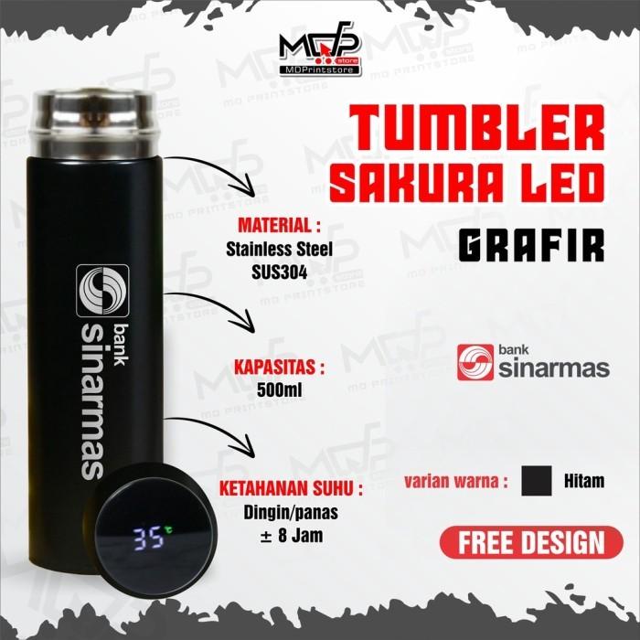 Gambar TUMBLER BANK SINARMAS GRAFIR ACE JAPAN NIAGARA SAKURA LED MDPRINTSTORE - SAKURALED HITAM dari MDPrintStore undefined Tokopedia