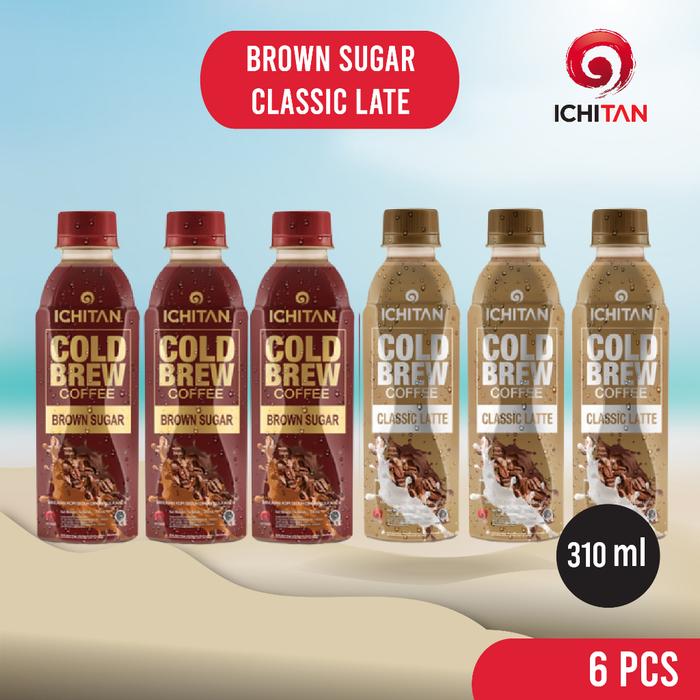 Gambar Ichitan Cold Brew Brown Sugar and Cold Brew Classic Latte 250ml dari SEPTI ST0RE undefined Tokopedia