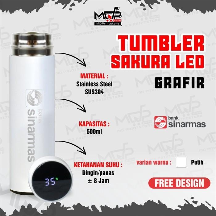 Gambar TUMBLER BANK SINARMAS GRAFIR ACE JAPAN NIAGARA SAKURA LED MDPRINTSTORE - SAKURALED PUTIH dari MDPrintStore undefined Tokopedia