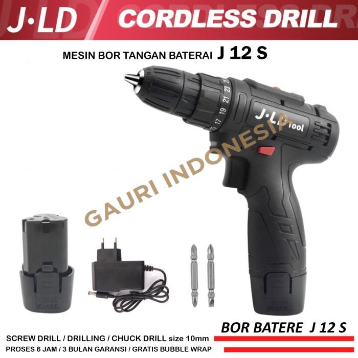 Gambar sj mesin bor tangan | j12-s | bor cordless |12v | power tools | jld dari Sinar Jaya Tool undefined Tokopedia