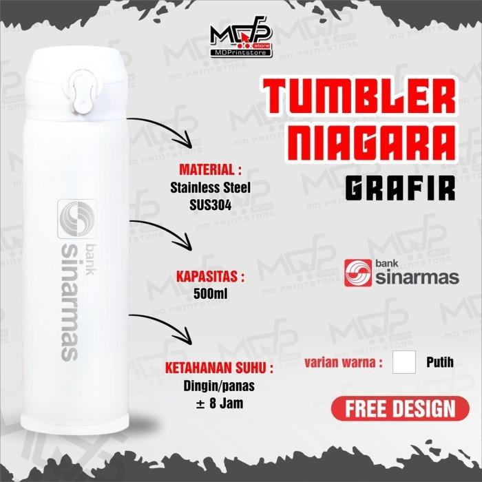 Gambar TUMBLER BANK SINARMAS GRAFIR ACE JAPAN NIAGARA SAKURA LED MDPRINTSTORE - NIAGARA PUTIH dari MDPrintStore undefined Tokopedia
