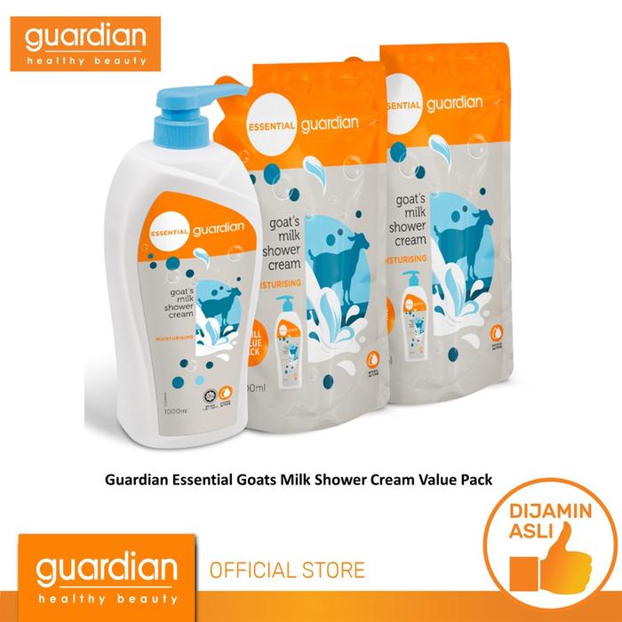Gambar Guardian Essential Goats Milk Shower Cream Value Pack dari Guardian Official Store undefined Tokopedia