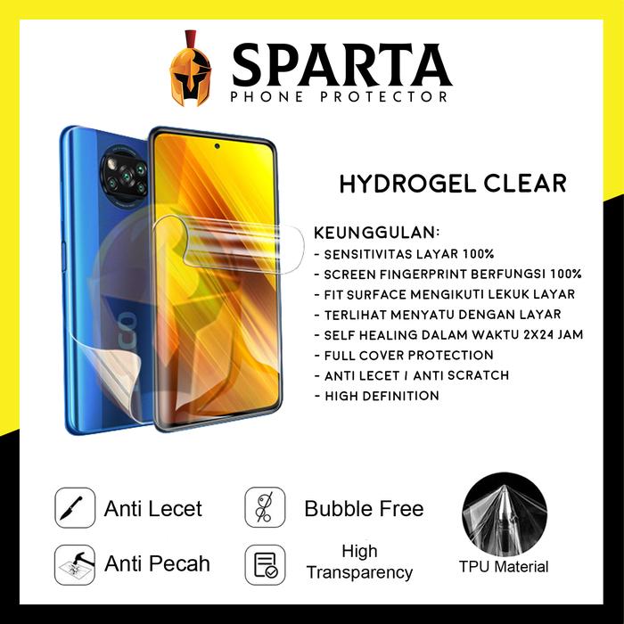 Gambar Anti Gores Hydrogel SPARTA HTC U11+ Plus - Clear / Matte / Blue / Spy - Clear, Belakang dari Sparta Phone Protector undefined Tokopedia