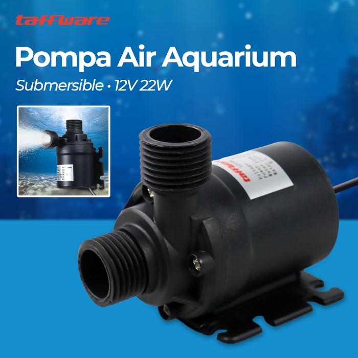Pompa Air Aquarium Ikan Submersible Pump 12v 22w 800lh