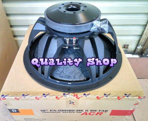 Jual SPEAKER ACR 18 INCH FABOULUS 1000 WATT OHM murah - Main Image