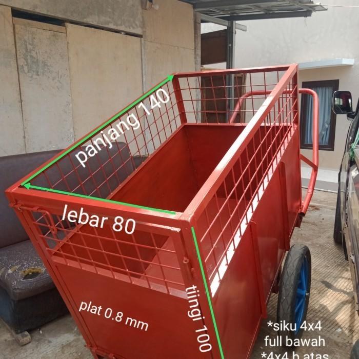 Gambar gerobak sampah - jumbo serbaguna - jumbo dari Cv.Harapan Mandiri_NEW undefined Tokopedia