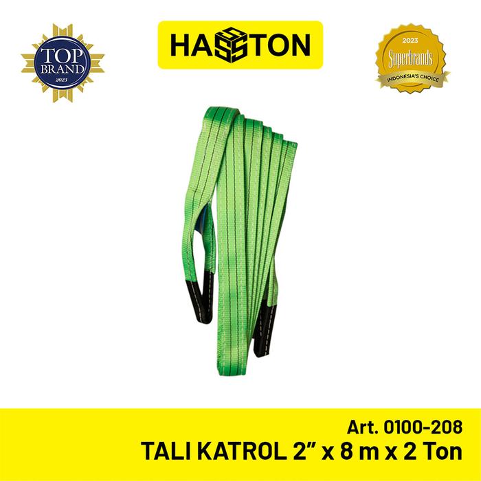 Gambar Hasston Tali Katrol Model Sabuk 2” x 8 m x 2 Ton (0100-208) dari Hasston Tools undefined Tokopedia