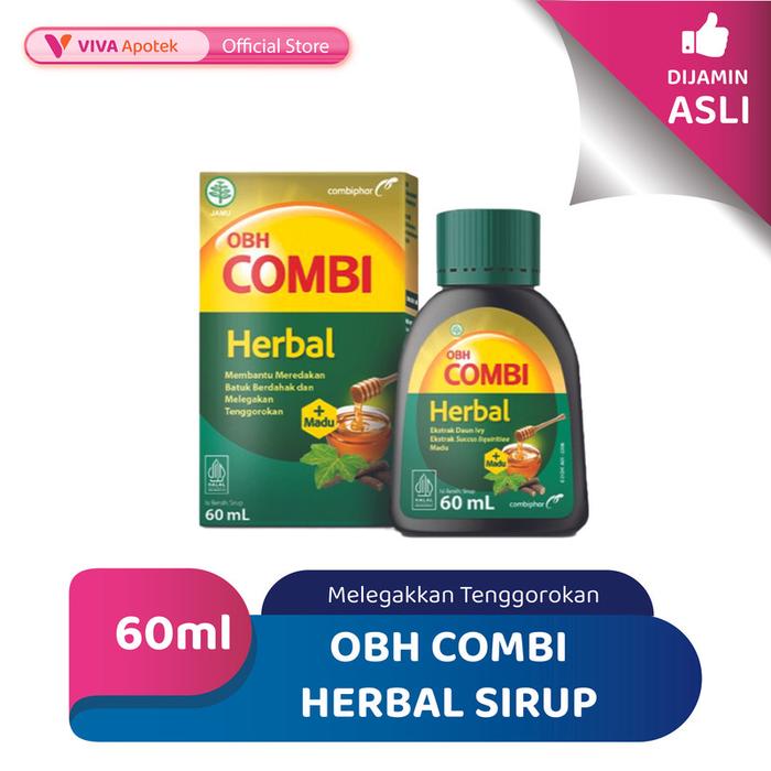 Gambar OBH Combi Herbal Sirup Pereda Batuk & Melegakkan Tenggorokan (60 ml) dari VIVA APOTEK undefined Tokopedia