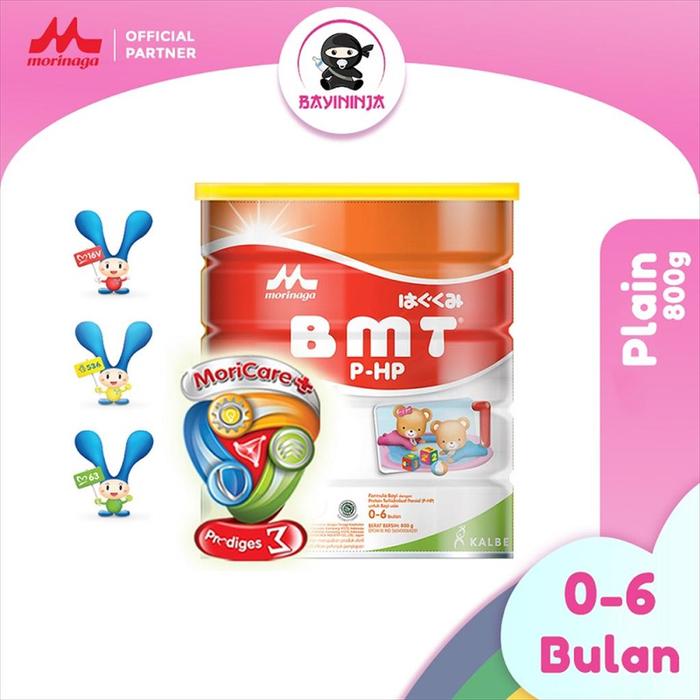 Gambar Unik MORINAGA BMT PHP Susu Formula 0 to 6 Bulan Tin 800g 800 g Diskon dari altalita undefined Tokopedia