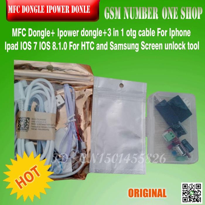 Jual Mfc Dongle/Box Ipower Dongle+3 In Otg Cable For Iphone Ipad