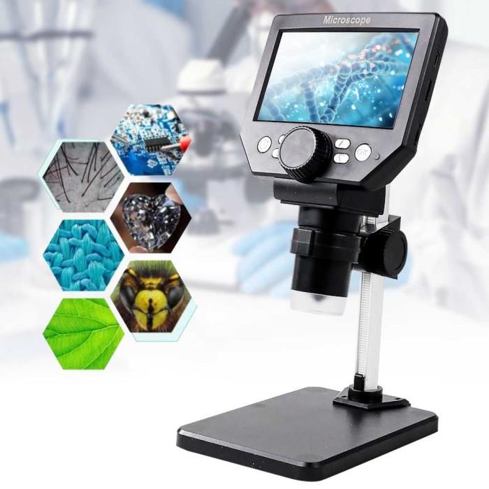 Gambar Mikroskop Digital Microscope Service LCD Monitor 600-1600x Bahan Metal - 1000x dari Maslinda Store undefined Tokopedia