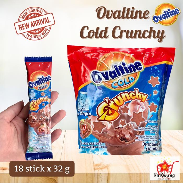 Gambar Ovaltine Cold Crunchy / Chocolate Malt / Minuman Coklat 18 stick dari Tolo Budi undefined Tokopedia