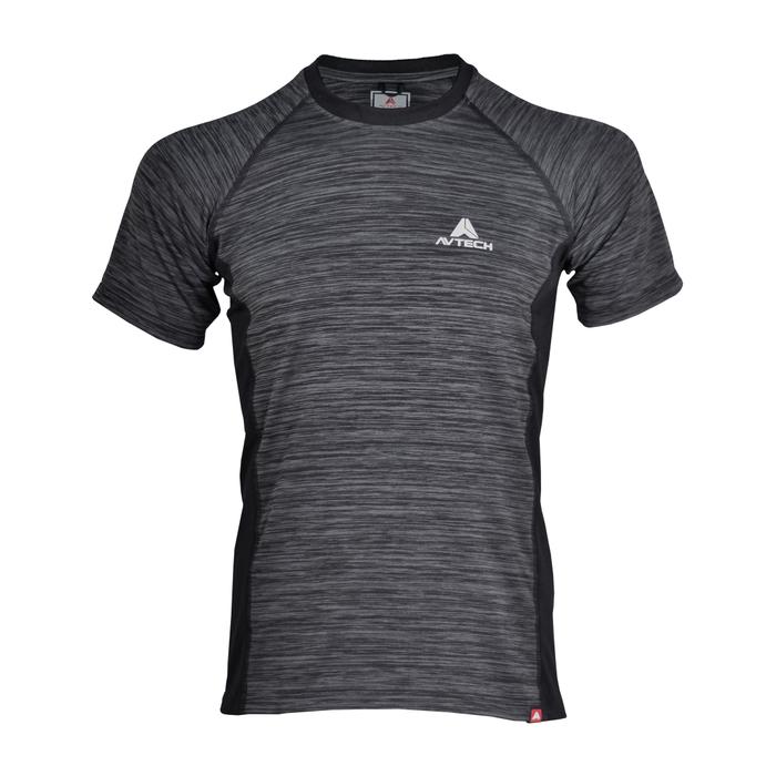 Gambar AVTECH - Baselayer Kaos Manset Lengan Pendek Pria Wanita Baju Sport Gym Lari Outdoor Slim Fit Dry Fit - GALAPAGOS - ABU, S dari Avtech Adventure Technology undefined Tokopedia