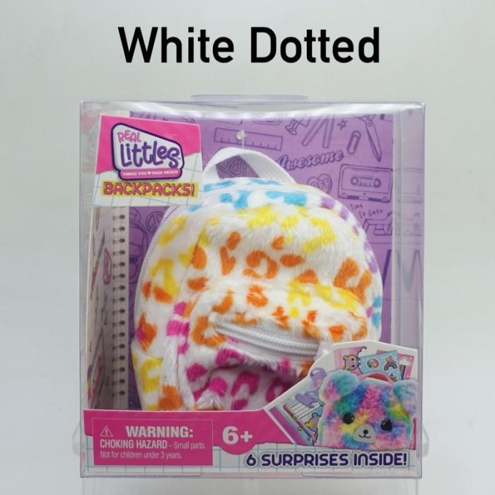 Gambar Real Littles Micro BACKPACKS Themed 6 Surprises Backpack Tas Mainan - White Dotted dari Toysgraphy undefined Tokopedia