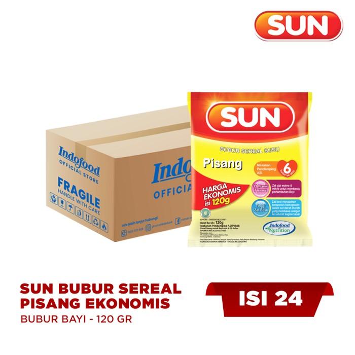 Gambar 1 ctn - Sun Bubur Sereal Pisang Ekonomis 120 gr Box O3215 dari pomponmuniastayo undefined Tokopedia