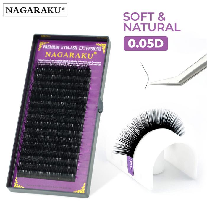 Gambar Nagaraku Eyelash Extension Single Size Tanam Bulu Mata Natural NGD - 0.05D, 12mm dari NOMIDE STORE undefined Tokopedia