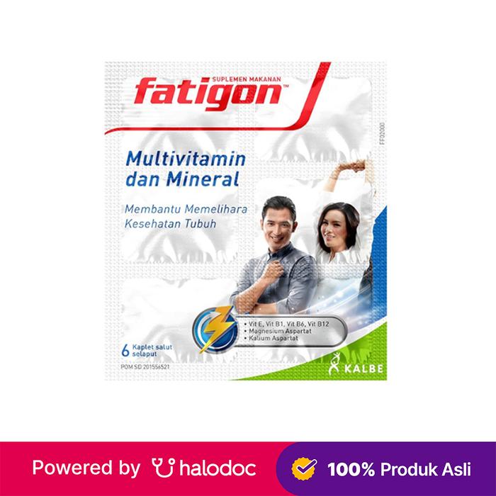 Gambar Fatigon 6 Kaplet dari Apotek Halomedika Cicendo undefined Tokopedia