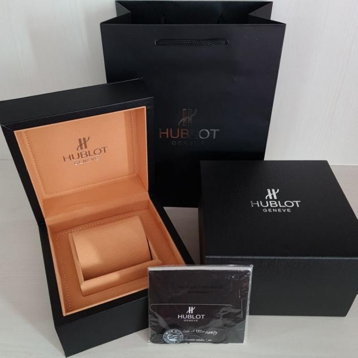 Gambar Kotak box jam tangan merk HUBLOT watch model Original fullset Murah dari gaula- undefined Tokopedia