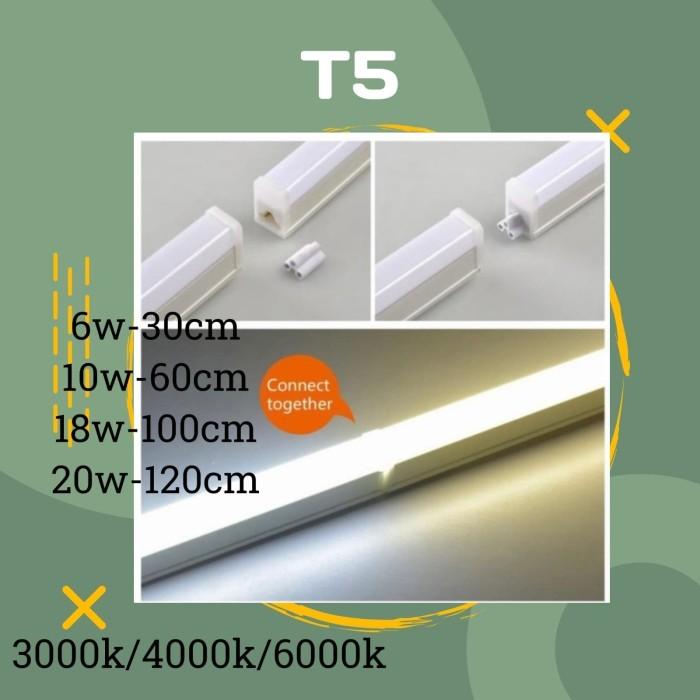 Gambar LAMPU TL / T5 LED/ LED TUBE LIGHT 6W 10W 18W 20W / 30CM-120CM TERMURAH - 18W - 100CM, WARM WHITE dari Jaya Mas Elektrik undefined Tokopedia