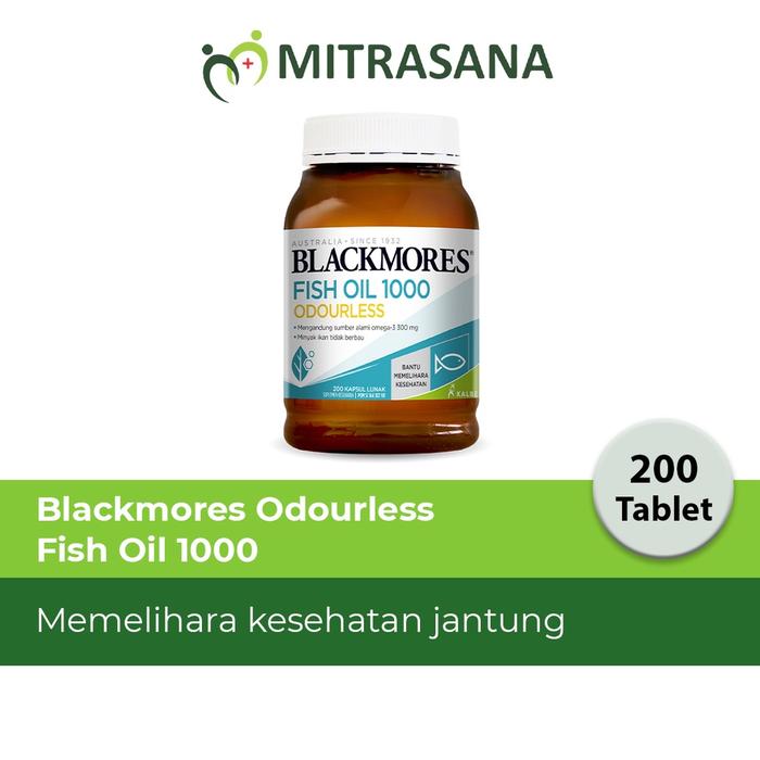 Manfaat Blackmores Fish Oil 1000 Odourless Jual Blackmores