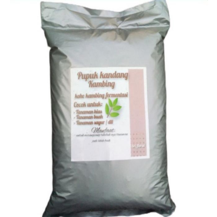Gambar pupuk kandang kambing organik 1kg ( kohe kambing ) butiran halus sudah dari JayaFarm. undefined Tokopedia