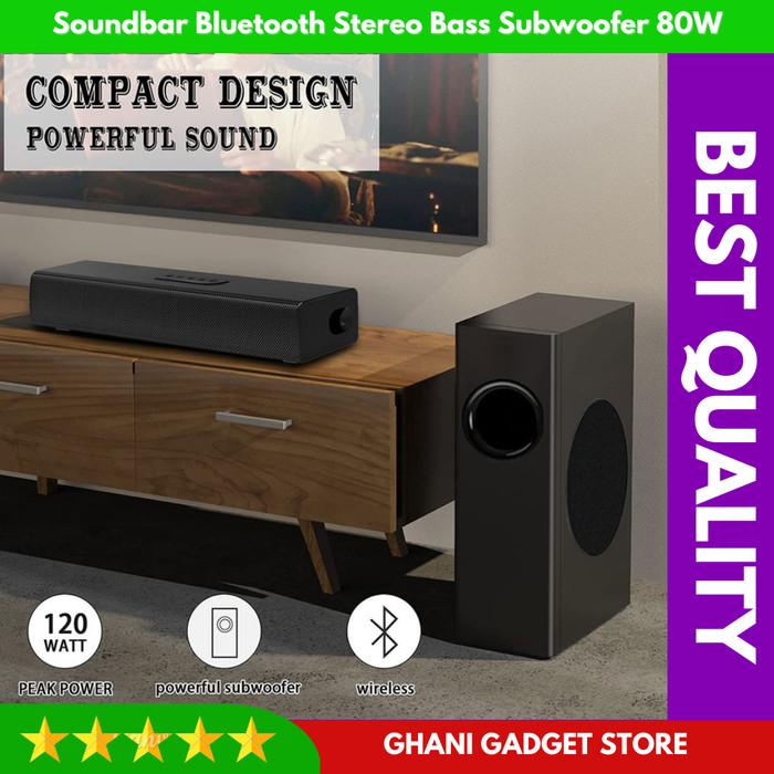 Jual Soundbar Bluetooth Speaker Home Theater Wireless TV Subwoofer