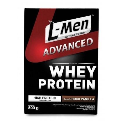 Gambar Susu High Protein L-Men Hi Protein Whey Advanced Choco Vanilla 500gr dari vaden gilang undefined Tokopedia