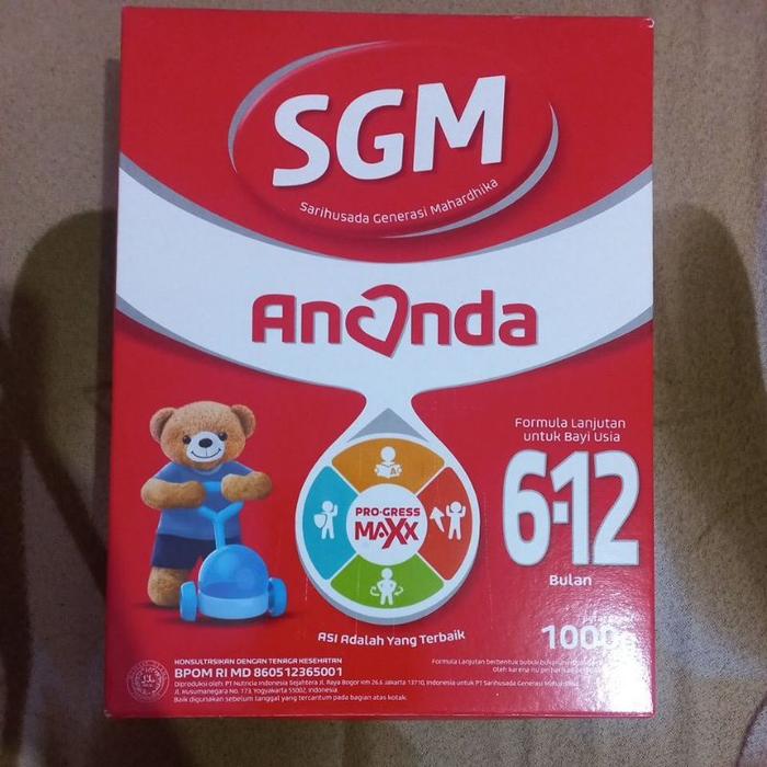 Gambar SGM Ananda 6-12bln 1000gr / SGM 1+ Madu 900gr exp 2024 (**) dari cika27135 undefined Tokopedia
