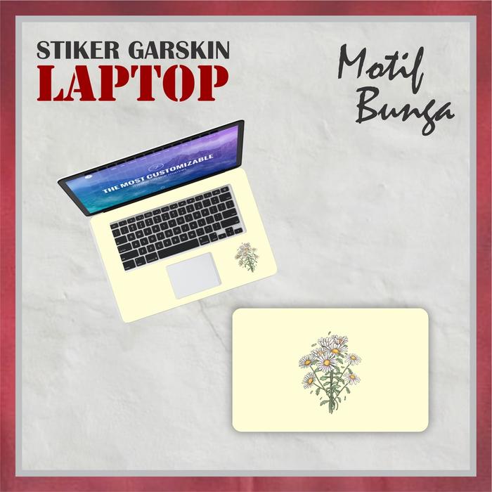 Gambar Skin Stiker Sticker Garskin Leptop Laptop bunga pink - MG1, 10inc dan 11inc dari Multi Grafika Amanah undefined Tokopedia