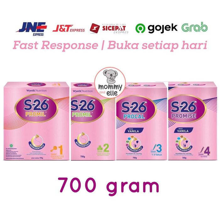 Gambar S-26 PROMIL 1 PROMIL 2 PROCAL 3 PROMISE 4 S26 700 gram kotak box (**) dari cika27135 undefined Tokopedia