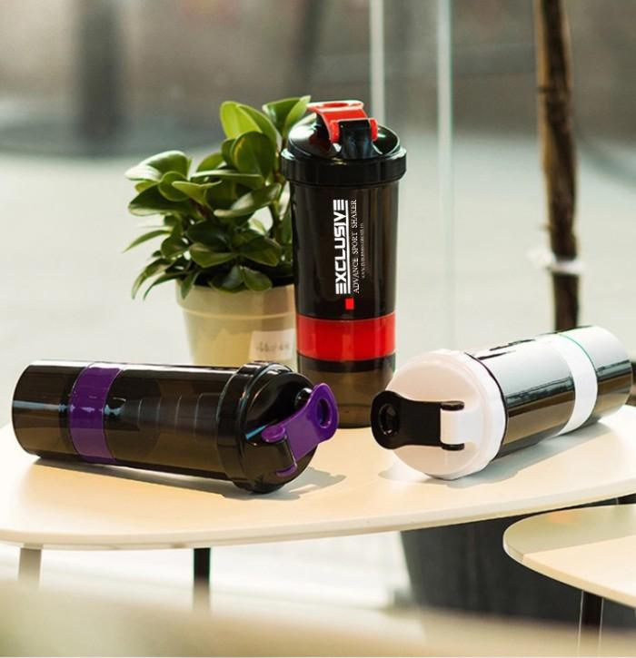 Jual Shaker Bottle Shaker Gym Botol Minum Untuk Whey Protein Mass