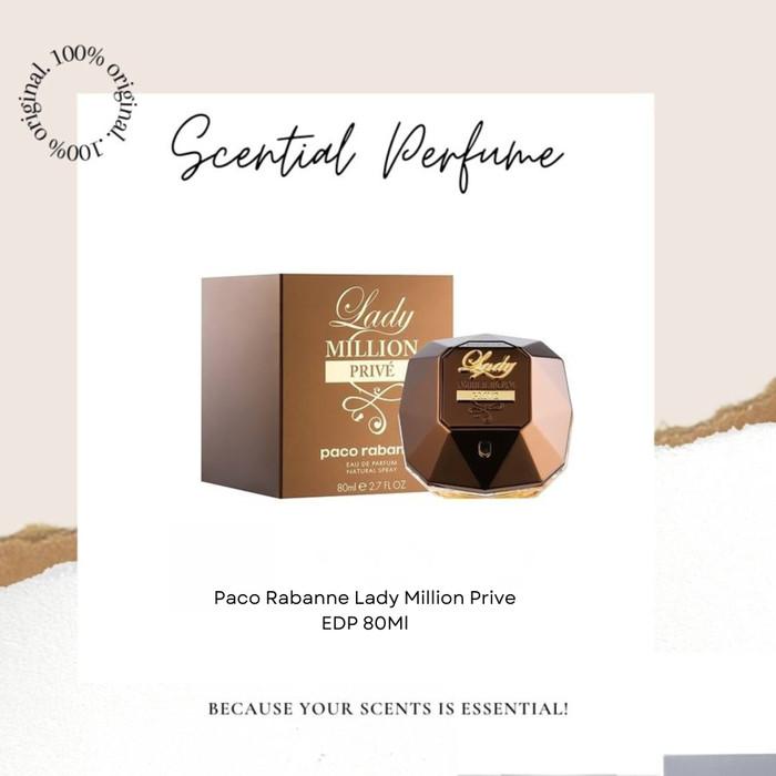 Jual Parfum Original Paco Rabanne Lady Million Prive EDP 80Ml