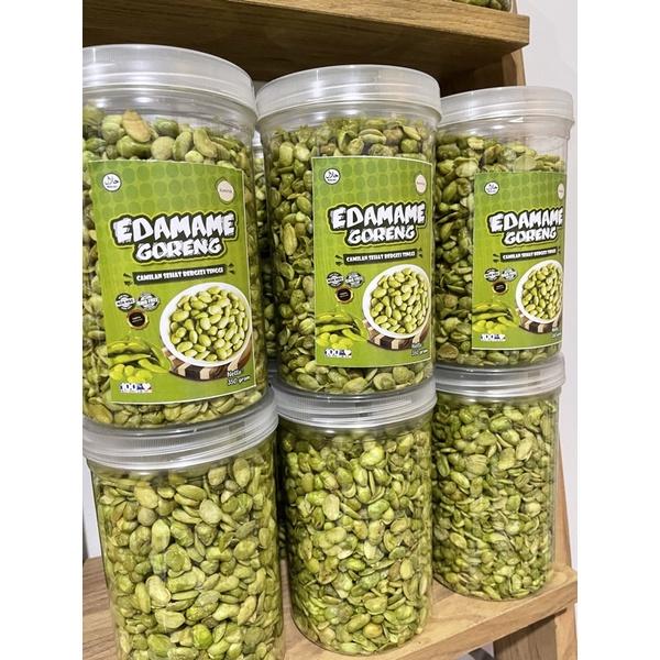 Gambar camilan gurih edamame goreng kemriuk kemasan botol 350 gram dari NESA STORE' undefined Tokopedia