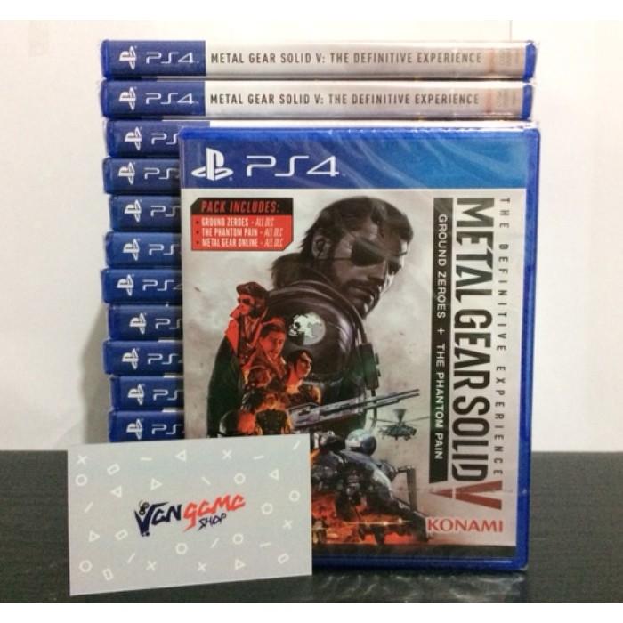 Ps4 Metal Gear Solid V Def Experience Phantom Pain Ground Zeroes