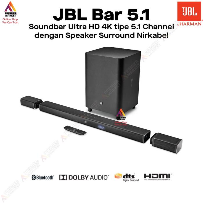 Soundbar Jbl Bar51 Bar 51 Wireless Soundbar Home Theatre Berkualitas