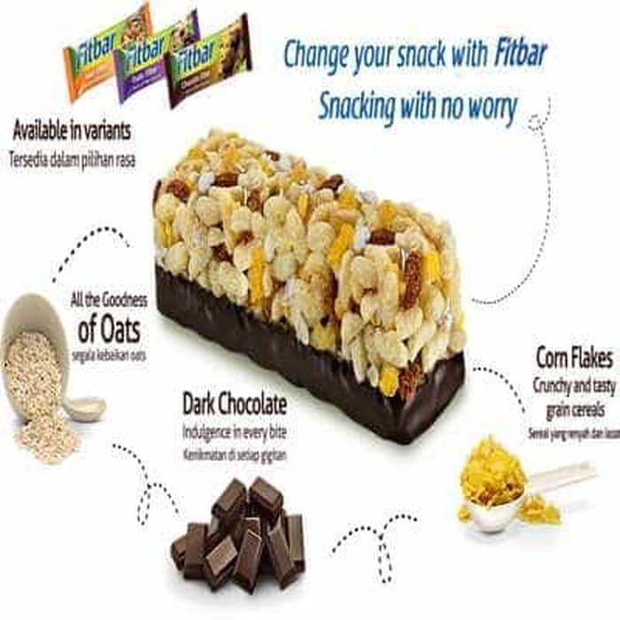Gambar Fitbar Pack ( 12Pcs X 25Gram ) Terlaris dari julimarkett undefined Tokopedia