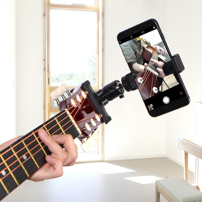 Gambar Guitar Head Clip Holder Live broadcast bracket clip Mobile Phone dari mokorimban7 undefined Tokopedia