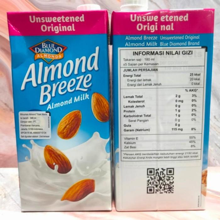 Gambar Susu Blue Diamond Almond Breeze 946Ml | Blue Diamond Almond Breeze - Unsweetened dari Meg@ Bintang undefined Tokopedia