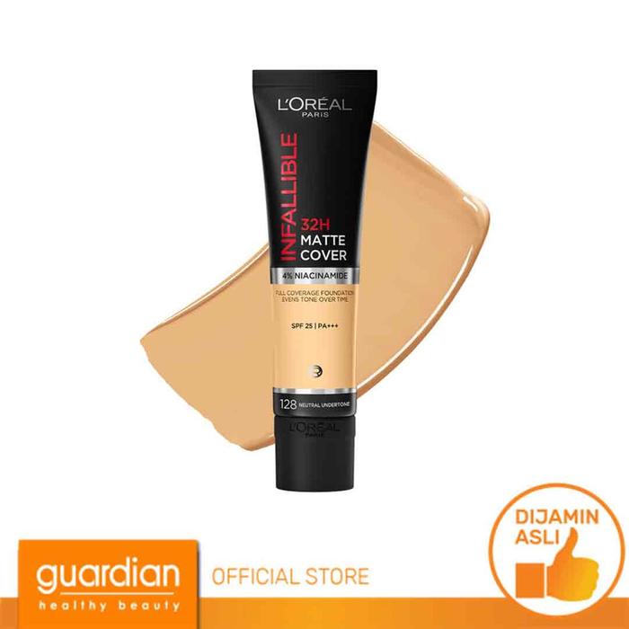 Gambar L’Oreal Paris Infallible 32H Matte Cover Foundation - 128 dari Guardian Official Store undefined Tokopedia