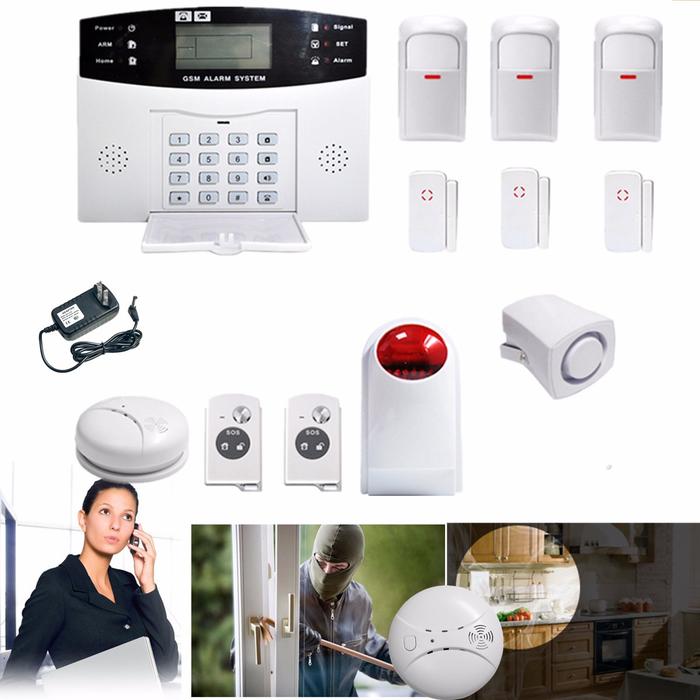 Gambar Wireless LCD GSM SMS Home Security Home Fire Alarm System AFLS dari Slayo undefined Tokopedia