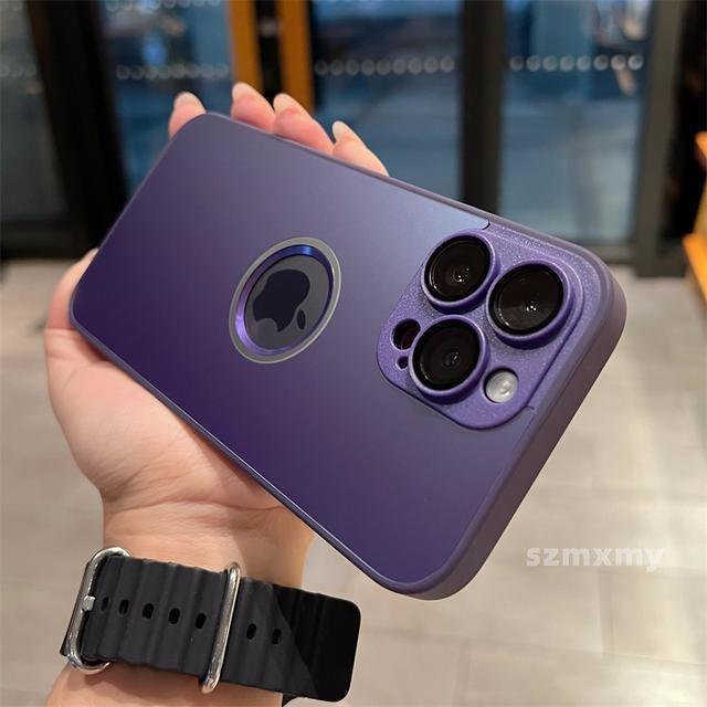 Gambar IPHONE Berry Ungu AG Frosted Hard Phone Case Iphone14 13 12 11 Pro Max dari SINIMAMPIRR undefined Tokopedia