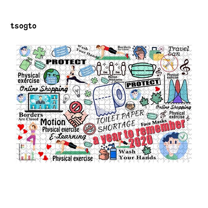 Gambar (TSO) 1000pcs/set 2021memorative Jigsaw Puzzles Mainan Edukasi dari Jieppi shop undefined Tokopedia
